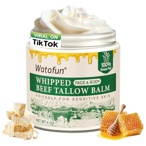 Beef Tallow for Skin - Deep Moisturizer for Dry, Sensitive Skin -...