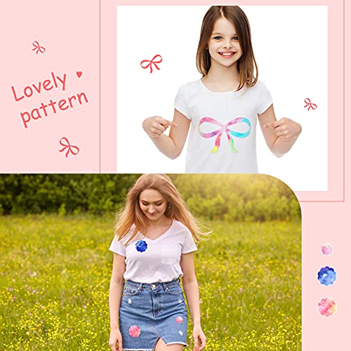 6 Sheets Tie Dye Iron On Vinyl, Ombre Glitter Vinyl Sunflower Heat Transfer Vinyl Rainbow Htv, 10 X 12 Inch Watercolor Pastel Heat Transfer Vinyl For T-Shirt Fabric Clothes (Rainbow Style) #TOP6