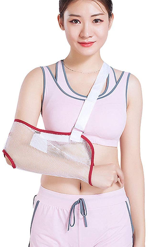 Medical Arm Sling Shoulder Immobilizer Rotator Cuff Support Brace Adult Arm Sling Lightweight Shoulder Immobilizer Adjustable Arm Support