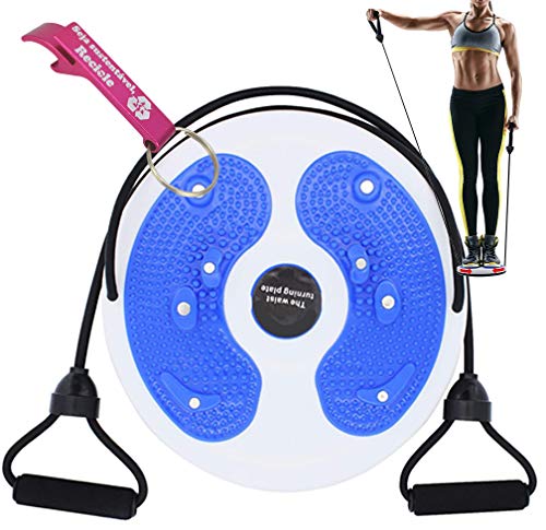 Disco de Torção Cintura Waist Twist Terapia Magnética Azul + Chaveiro CBRN16075