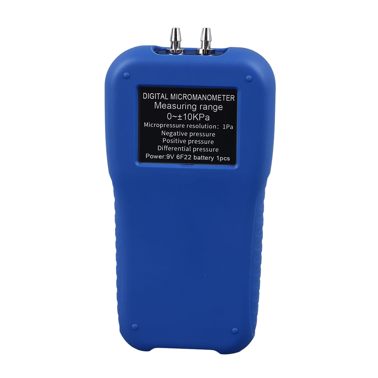 Manómetro diferencial digital con pantalla LCD para HVAC - Manómetro con 12 unidades de presión y 2 unidades de velocidad del viento - Sensor de alta precisión para flujo de aire