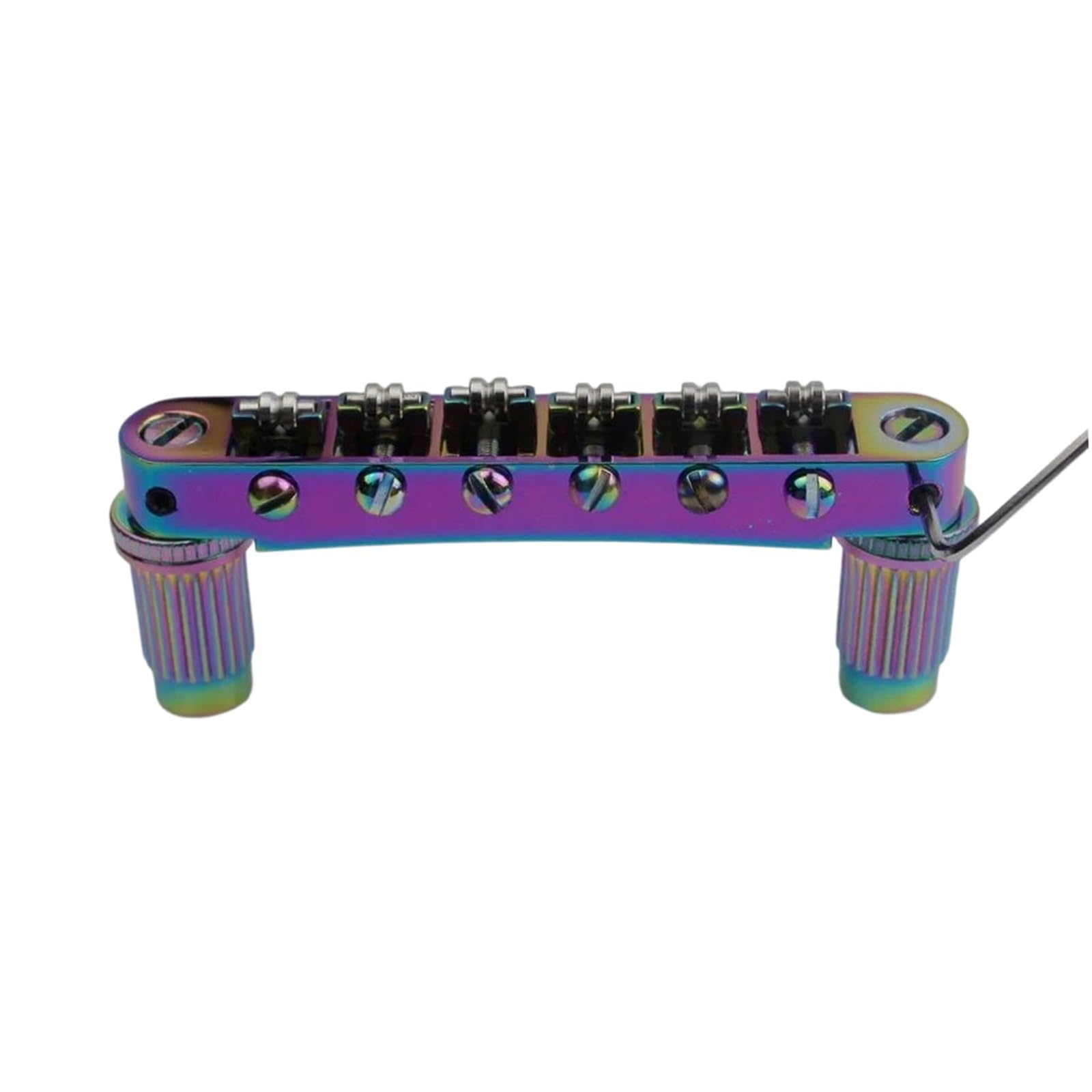 Mostek Gitarowy Końcówka Gitary Stop Bar Z Kotwami Kołki Mostka Rolkowego Do Płyt LP Trwałe(GM005 RB)
