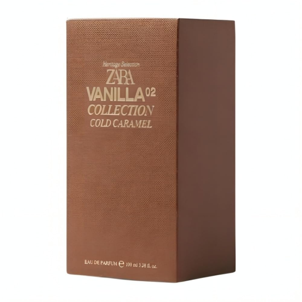 Zara Vanilla Collection 02 Cold Caramel Perfume for Men Tahitian Orchid Tonka Bean Bourbon Vanilla & Amber Warm Sweet Scent & Addictive Gourmand Fragrance Eau de Parfum EDP 100ml (3.38 fl. oz) thumbnail 3