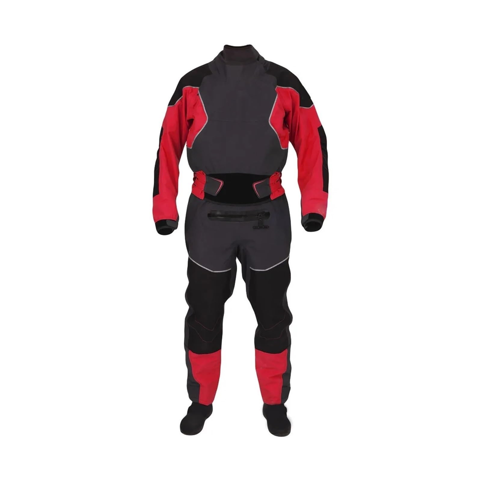 Traje Seco Tela Impermeable Kayak Traje Seco De Kayak De 4 Capas For Hombre. Juntas De Látex En Cuello Y Muñecas. Sobrefalda Ajustable. Neopreno con Cierre De Velcro.