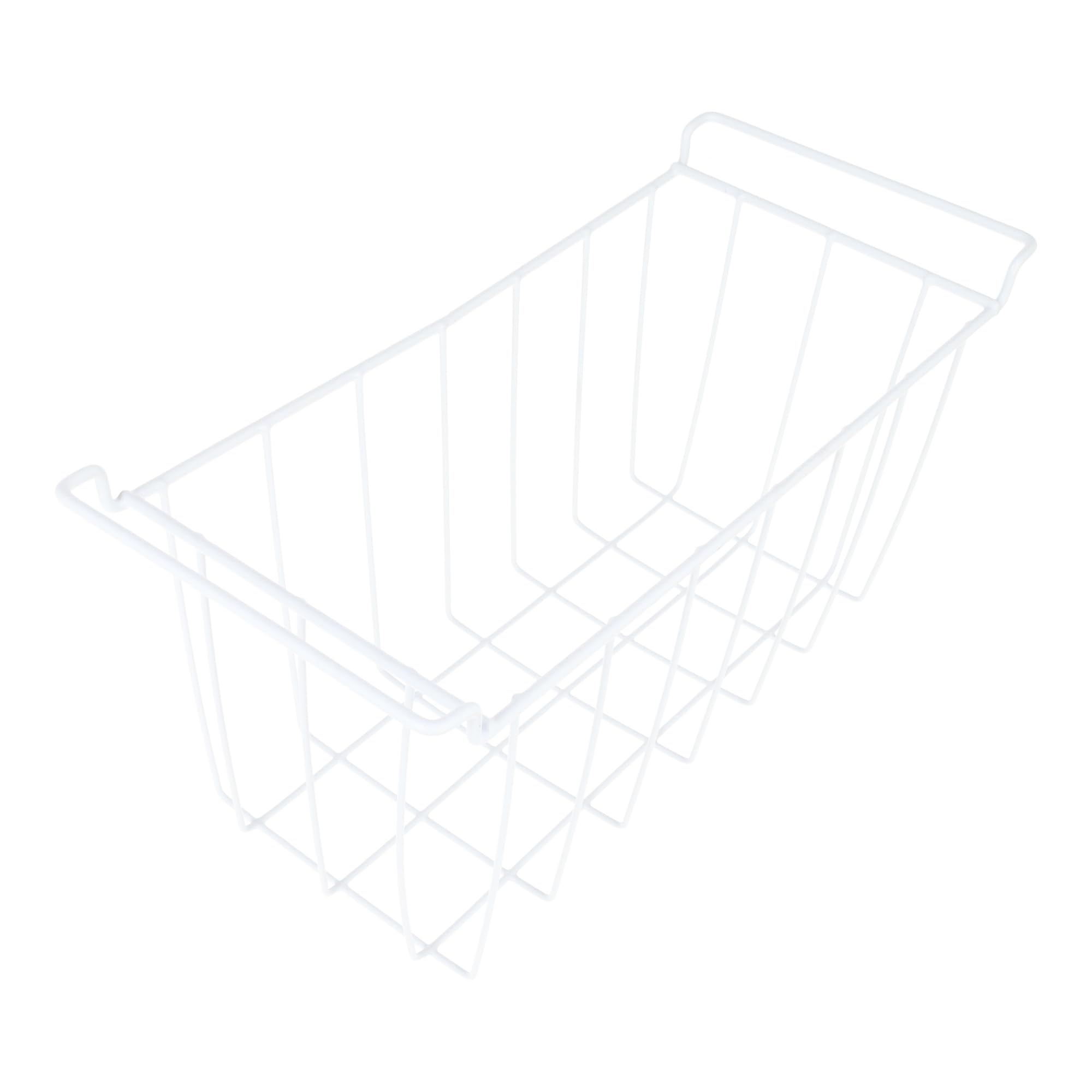 sparefixd Nadaje się do kosza zamrażarki skrzyniowej Logik biały drut 40 cm x 18,5 cm x 20