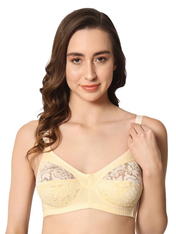 makazio Women's Full Coverage/Non-Padded Bra Pack of - 1-picture-10