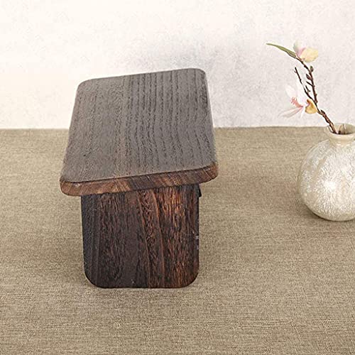 Banc de Meditation Pliable Bois Massif, Shoggi Pliant Yoga, Banc de Prière Robuste, Confortable pour S'agenouiller Ou S'asseoir, Parfait pour Une Méditation Plus Profonde et Plus Longue – Image 3