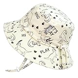 Jan & Jul Fischerhut für Jungen, Reine Baumwolle Sonnenhut (Dino-Spiel, 6-24 Monate)