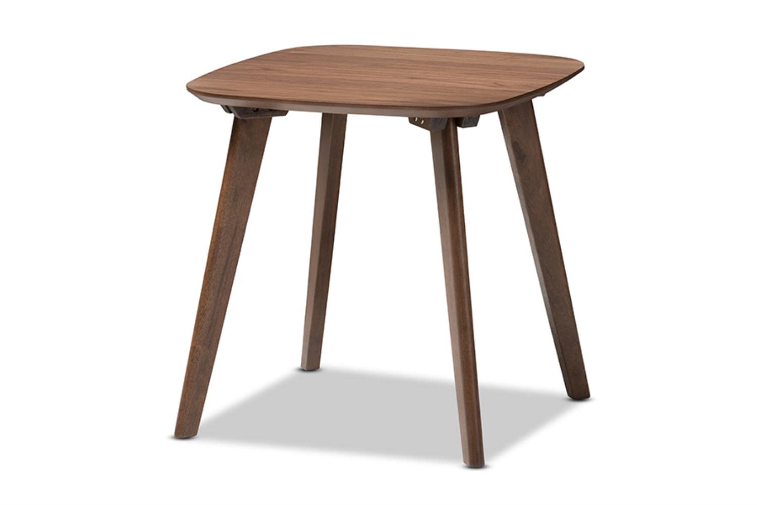 Baxton Studio End Table in Walnut Finish