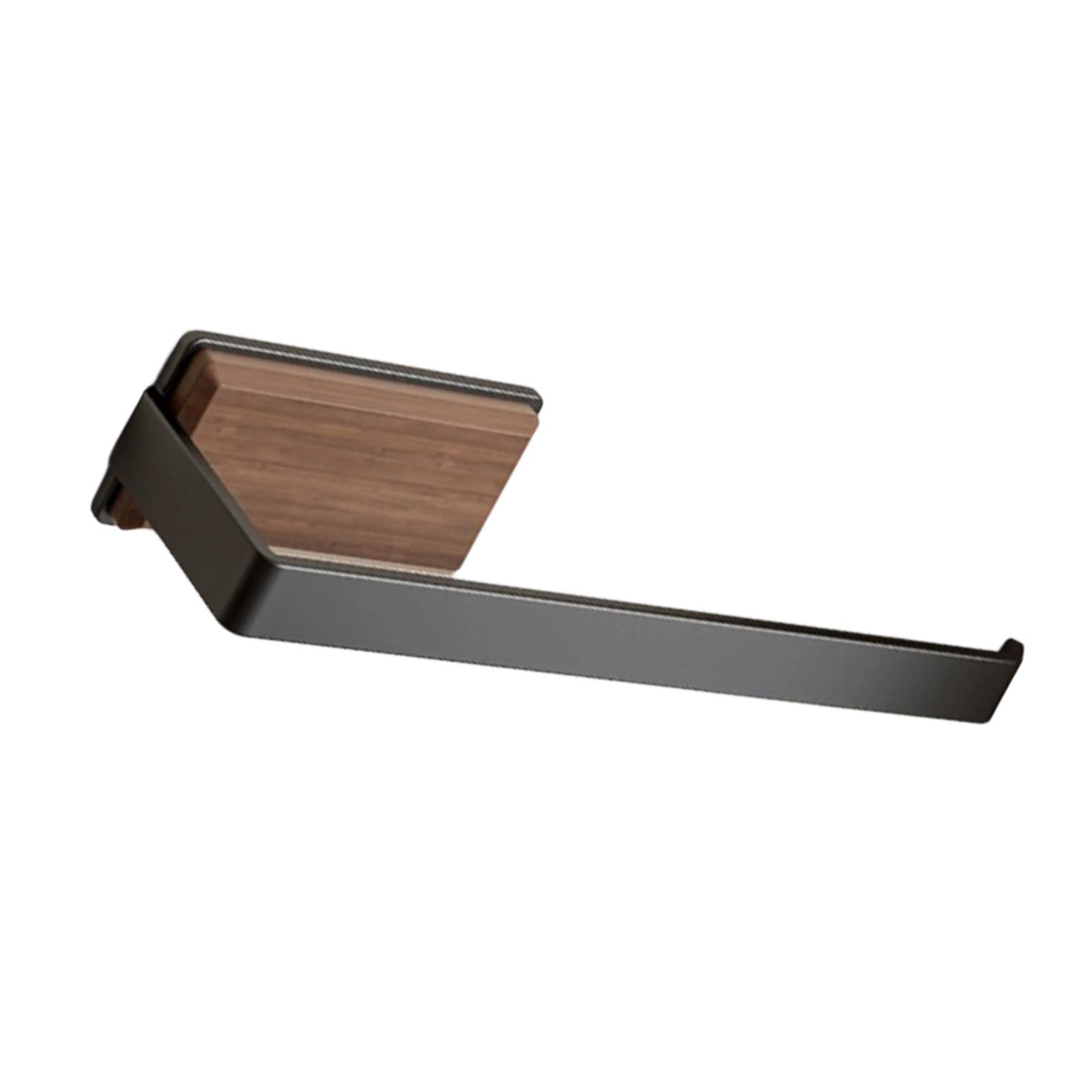 Wood Wall Mounted Paper Towel Holder Space Saving for Kitchen Organization Wood Wall Mounted Paper Towel Holder Space Saving