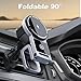 Fannasi 3 in 1 Wireless Car Charger, 15W Fast Charging Phone Holder Foldable Magnetic Mount Fit for All iPhone Android Phone, iWatch, Airpods Wireless Earphone