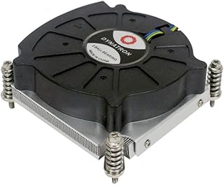 Dynatron K6 Low Power CPU Cooling Solution. 80x80x15 mm PWM Blower with Aluminum heatsink for 1U