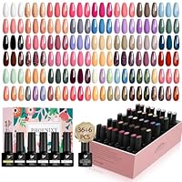 Phoenixy Gel Nail Polish Set 36 Colors with Base & Top Coat, All Seasons Nail Art Kit for DIY Manicure Christmas Gifts for Women-PCE9022