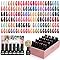 Phoenixy Gel Nail Polish Set 36 Colors with Base & Top Coat, All Seasons Nail Art Kit for DIY Manicure Christmas Gifts for Women-PCE9022