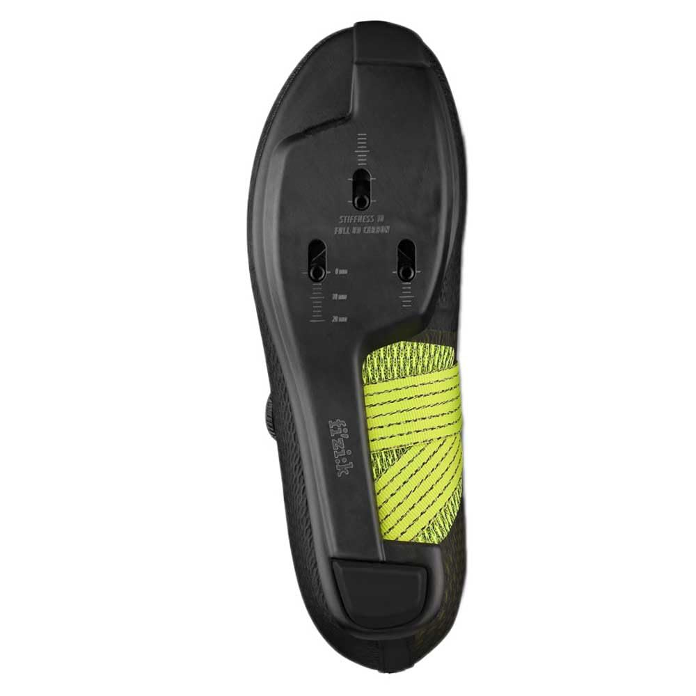 Fizik Vento Stabilita Carbon Road Shoe BLK-FLUO-YELLOW 45