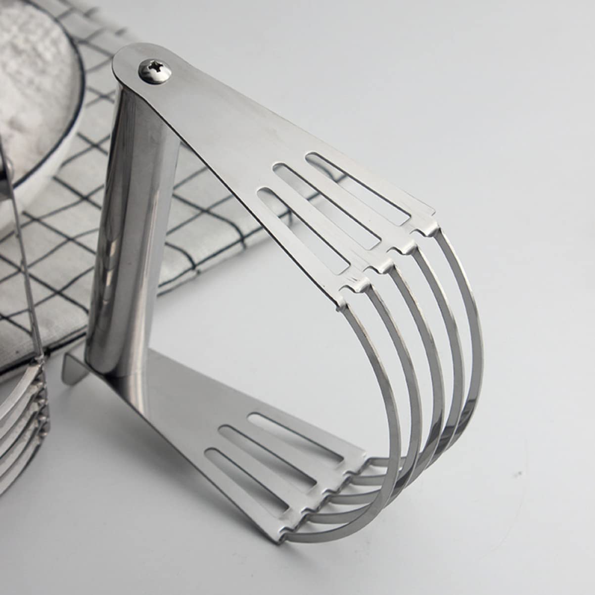 BEBEMOKO Upgrade Your Recipes Impressive Pastry Tools Baking Mixer Dough Presser Flour Cutter Bench Scraper Light Fluffy Flaky Texture Safe Ergonomic Design