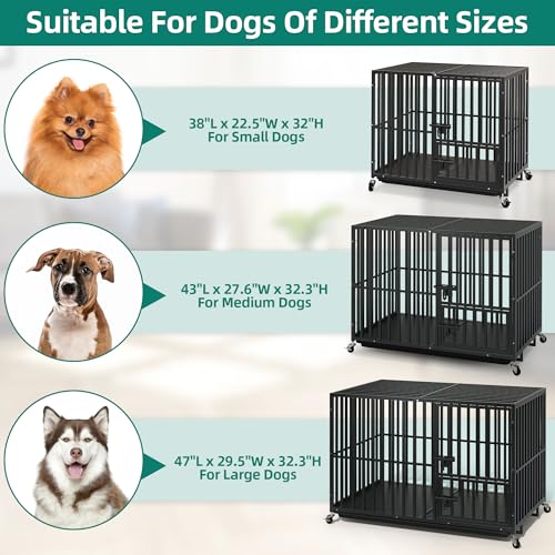 Yitahome MAYIHBWJX5 Heavy Duty Indestructible Dog Crate thumb #3