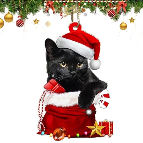 Weihnachtsbaum Anhänger Katze, Christbaumschmuck Katze,...
