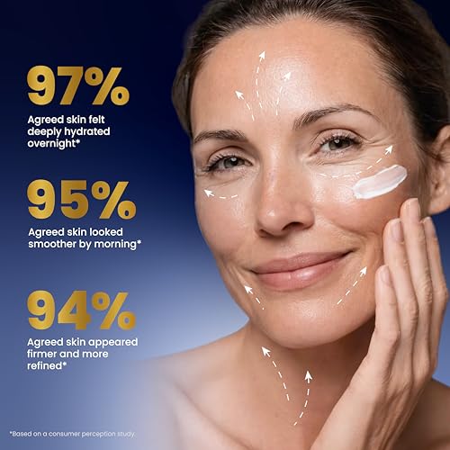 Night Cream for Women Anti Aging - Night Moisturizer for Face with Retinol, Peptides, Niacinamide - Anti-Wrinkle, Firming & Hydrating Skin Care - Fragrance-Free, Non Greasy Overnight Face Cream - Image 6