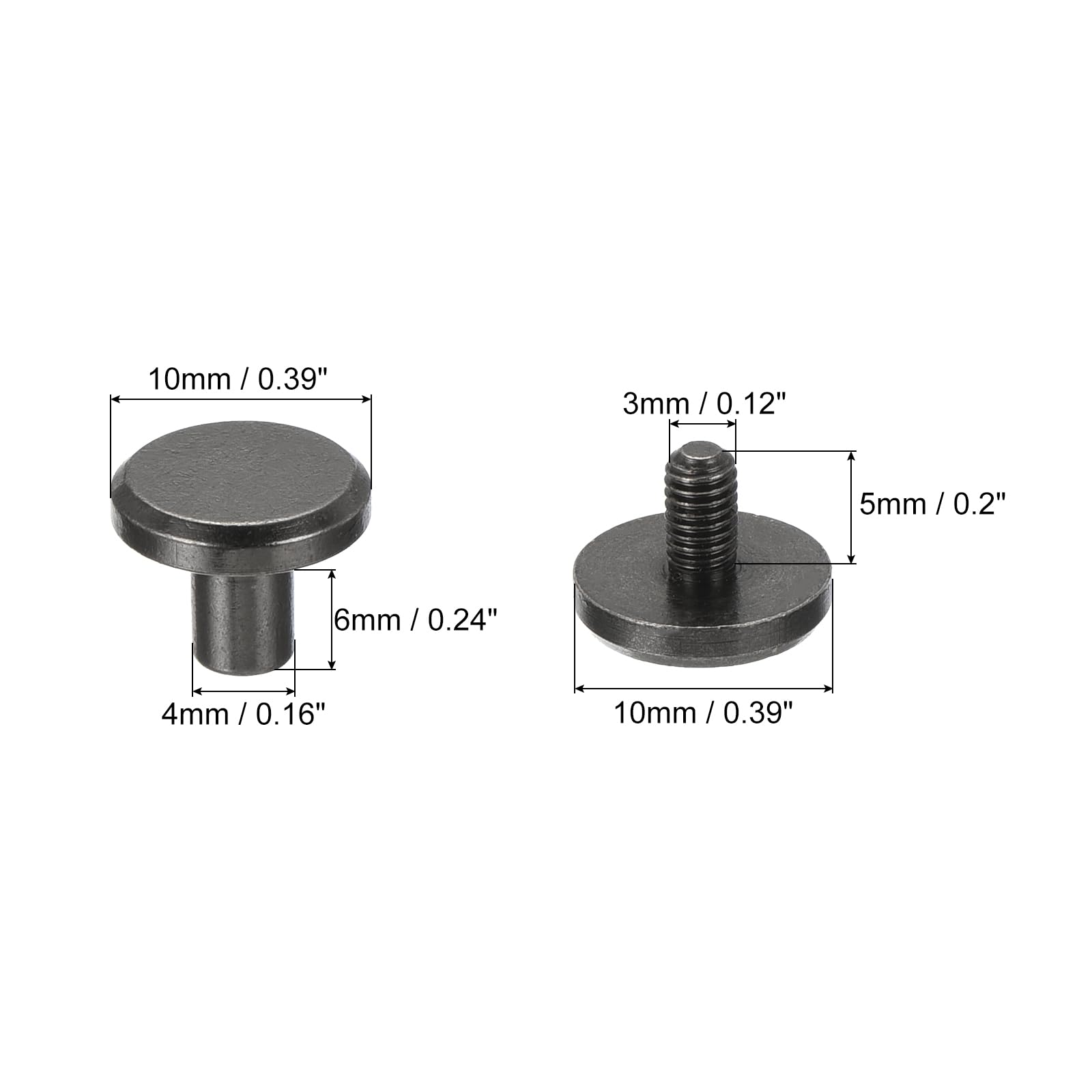 PATIKIL 25 Sets Chicago Screws - Image 2