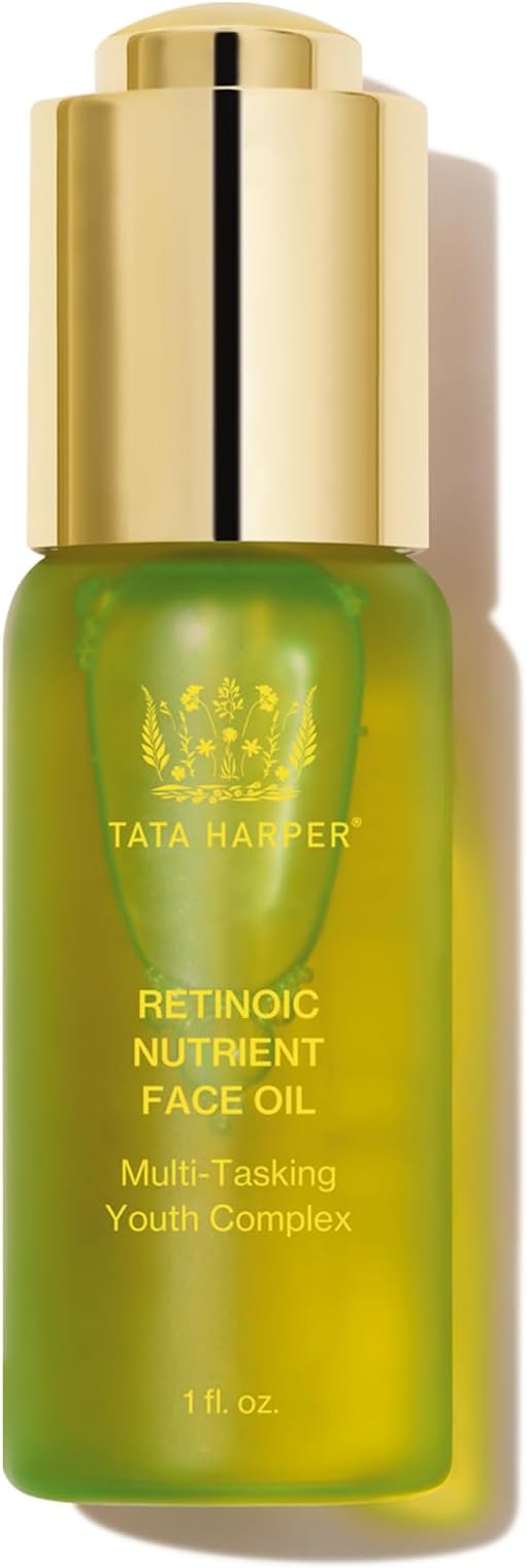 Tata Harper Retinoic Nutrient Face Oil, Nourishing Face Oil, Botanical Retinol Alternatives, Natural Skincare, 30ml