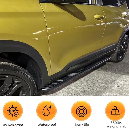 Estribos laterales negros para Nissan X-Trail 2022-2026 miniatura 2