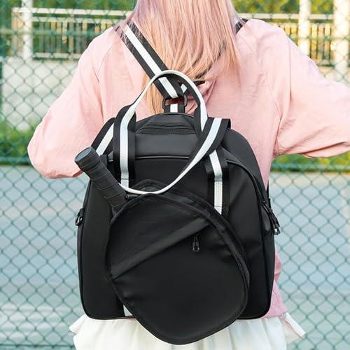 Bolsa de pickleball duradera con compartimento multifunción unisex 7