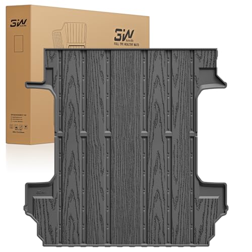 Image of 3W Truck Bed Mat for 2019-2025 2026 Chevrolet Chevy Silverado 1500 /GMC Sierra 1500 (Only Fit 5.8FT Bed), Bed Liner for Chevy Silverado GMC Sierra 1500, Not Fit Optional CarbonPro Bed