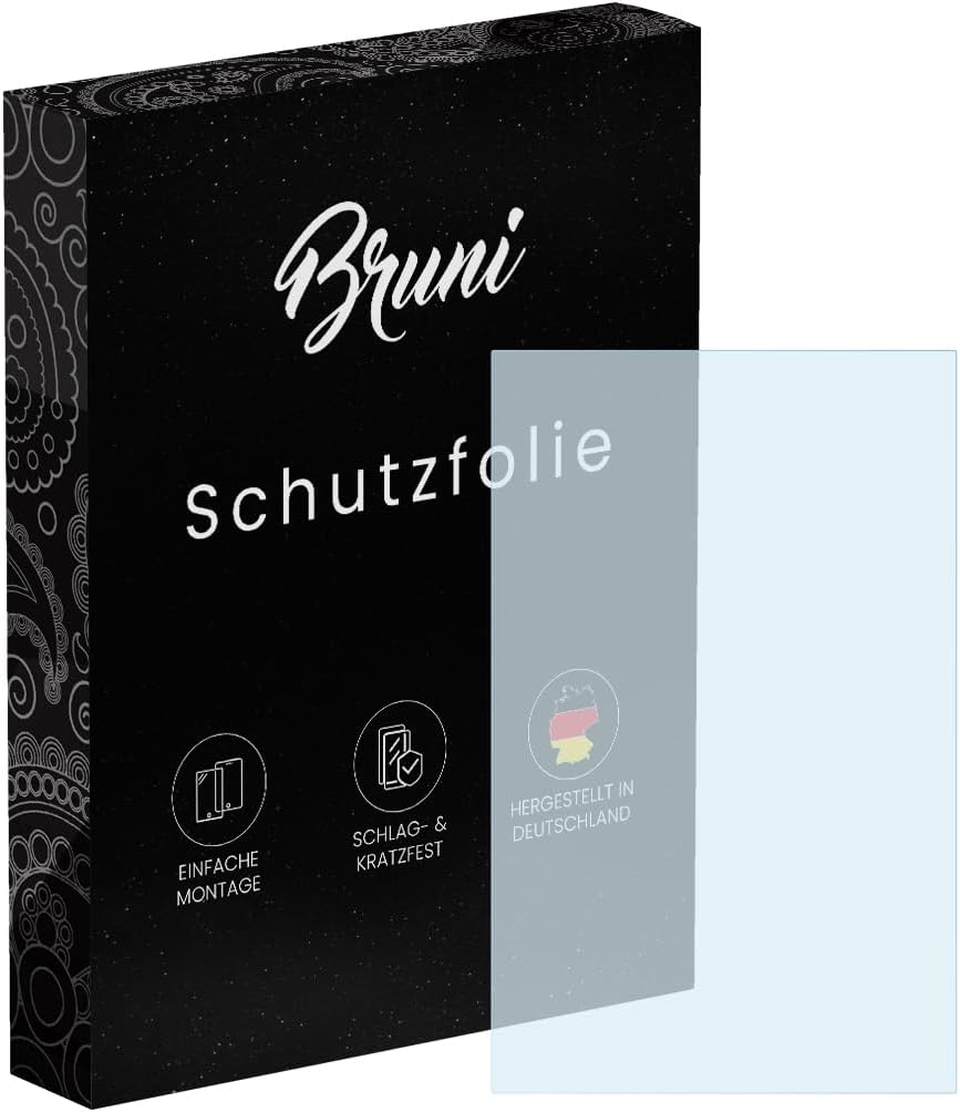 Bruni Screen Protector compatible with Boifun BFN-161 Protector Film, crystal clear Protective Film (2X)
