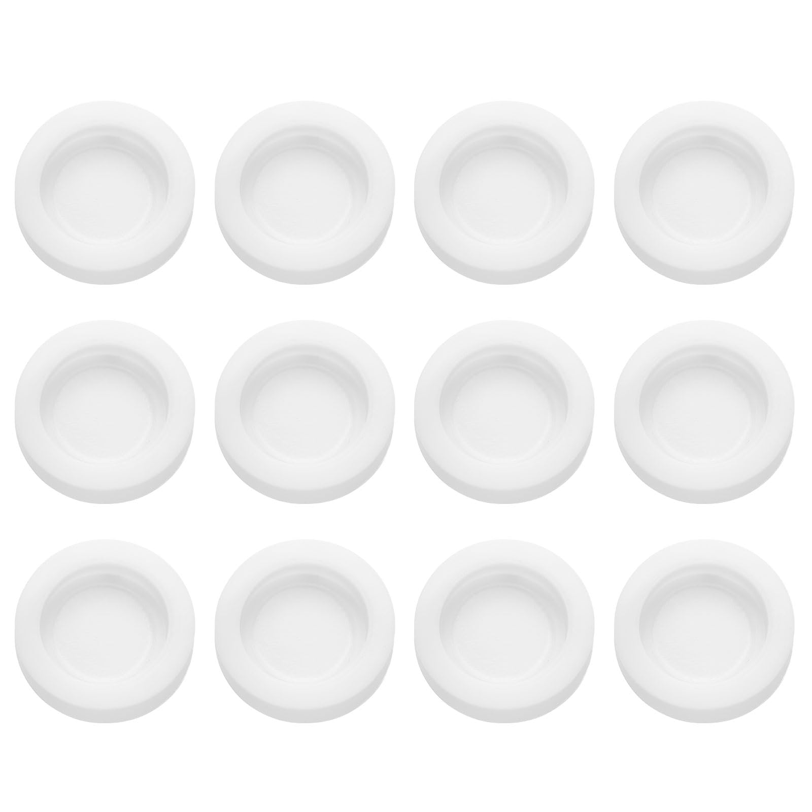 sourcing map 12 tappi salvadanaio da 32 mm, diametro interno 42 mm, diametro esterno 42 mm, tappi rotondi in plastica per salvadanaio, tappi di ricambio per salvadanaio, per salvadanaio, scatola di