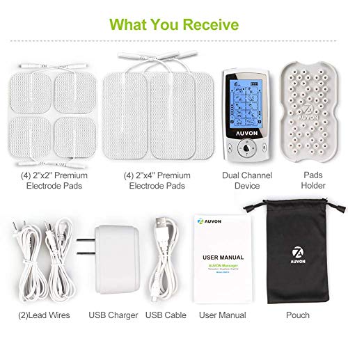 AUVON Dual Channel TENS Unit - Image 8