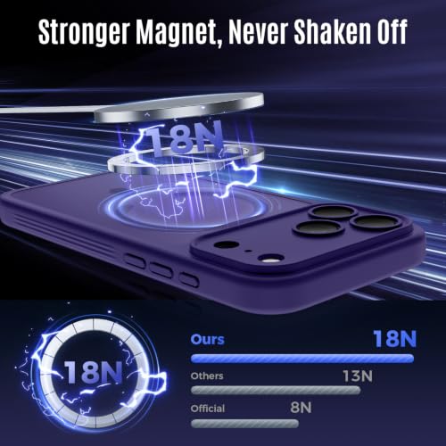 Image of Symcele Designed for iPhone 17 Pro Max Case,Deep Purple