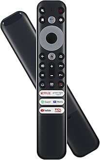 Original OEM Voice Remote Control for TCL RC902V FUR1 Compatible with Android TV 65X925 50P725G 55C728 X925 75H720 40S330 32S330 43S434 50S434 55S434 65S434 Smart QLED 4K HDR