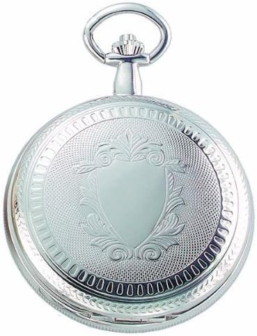 212 Main Charles-Hubert- Paris Brass Mechanical Double Cover Pocket Watch #