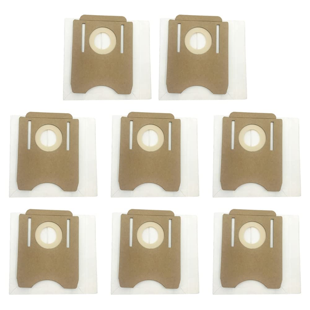 CTRLZS 8Pcs Dust Bag for S8 S8+ Robot Vacuum Cleaner Accessories Base Dirt Disposal Bags Replacement Spare Parts