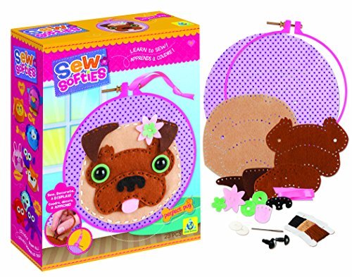 The Orb Factory Sew Softies Perfect Pug Sewing Kit by The Orb Factory