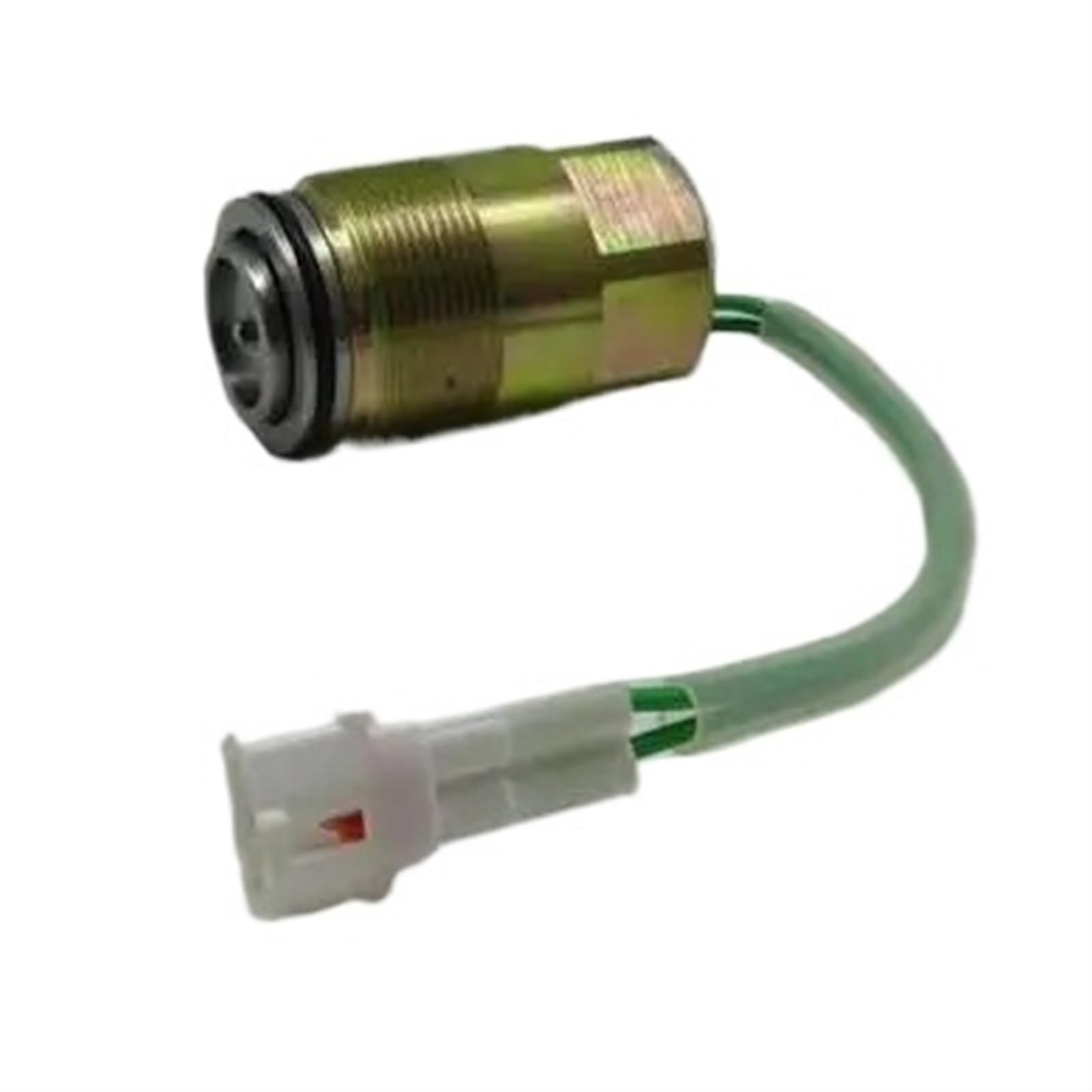 2436U1453S8 2436R884F1 2436r884f3 Hydraulic Pump Solenoid Valve for Excavator SK100 SK120 SK200 SK210 K220 SK250-3 -5(White Plug no Screw)