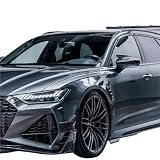 Zaluzje do okien bocznych Pasuje do AUDI A3 8V A4 pasuje do BMW E46 E90 F30 uniwersalny samochodowy boczny błotnik Vent skrzydło pokrywa tapicerka dekoracja błotnika(Glossy Black)