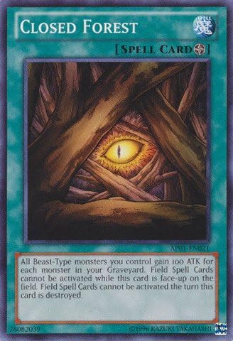 YU-GI-OH! - Bosque Cerrado (AP01-EN021) - Paquete Astral: Booster One - Edición ilimitada - Común