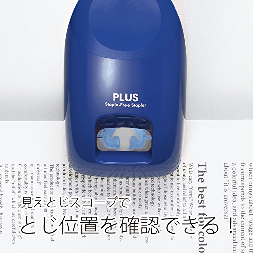 Agrafeuse de table bleue pour 12 feuilles et perforateur 2 trous suspendus - 5
