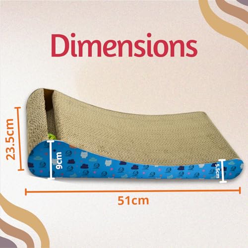 Foodie-Puppies-Cat-Scratching-Pad-with-Catnip-Corrugated-Cat-Scratcher-Cardboard-for-Indoor-Cats-Kitten-for-Furniture-Protection-Durable-Texture-Design-Slider-Bell