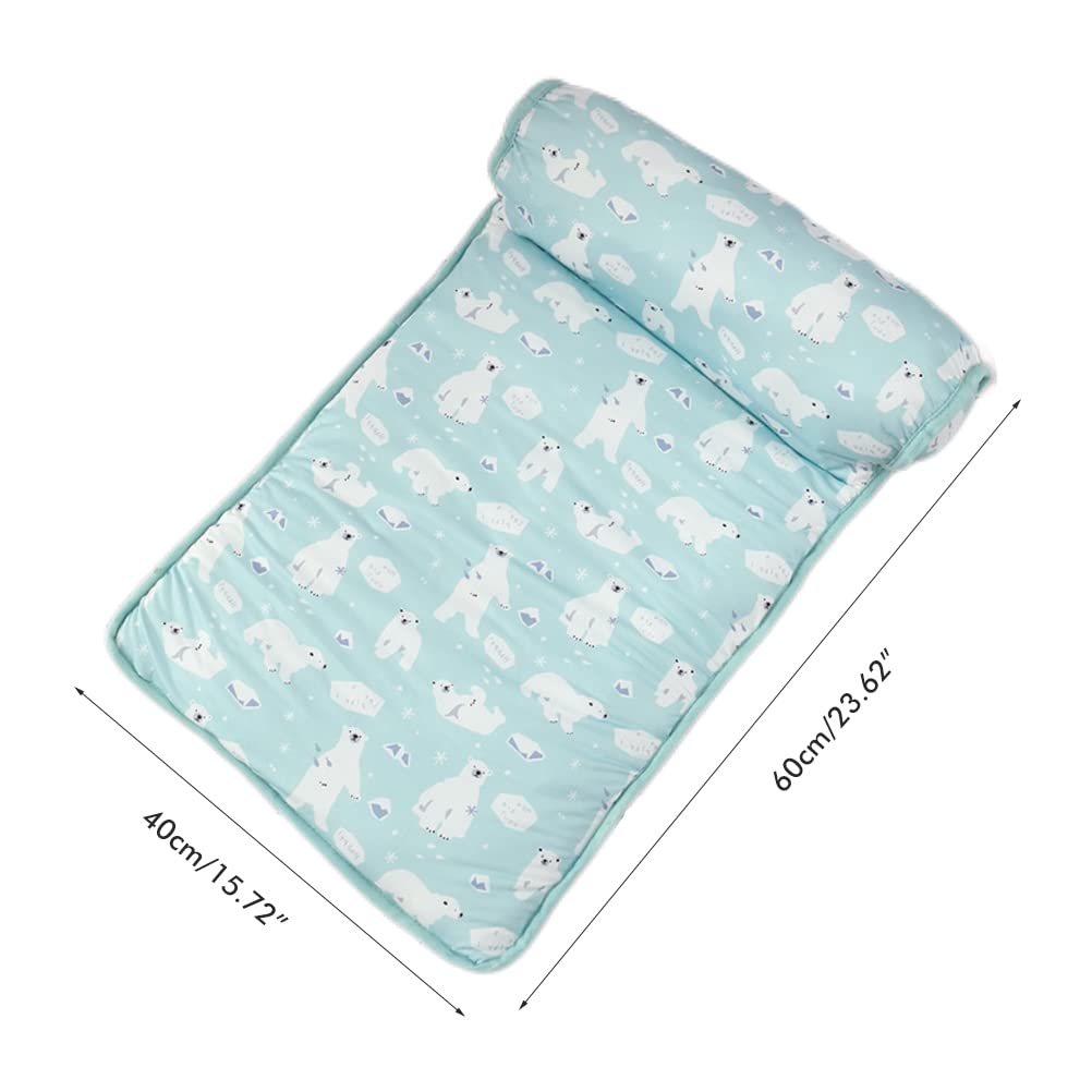 spier Pet Cooling Mat, Ice Silk Cooling Pad Summer Pet Bed Pet Cooling Blanket Sleeping Mat for Dogs and Cats, 60 x 40 cm - Image 2