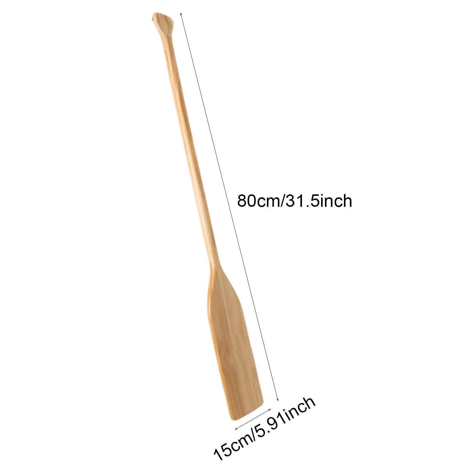 Homyl Schwimmendes Bootspaddel Aus Holz mit Schutzlack, Professionelles Leichtes Anti Paddel für Den Freizeitgebrauch, Kanu Ruder, 80cm