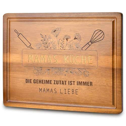 Muttertagsgeschenk Schneidebrett Holz Muttertagsgeschenke für Mama Oma