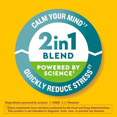 Nature Made Wellblends Stress Relief Gummies, L theanine 200mg to Help Reduce Stress, with GABA 100mg, Same Day Stress Support, 40 Strawberry Flavor Gummies - Image 3