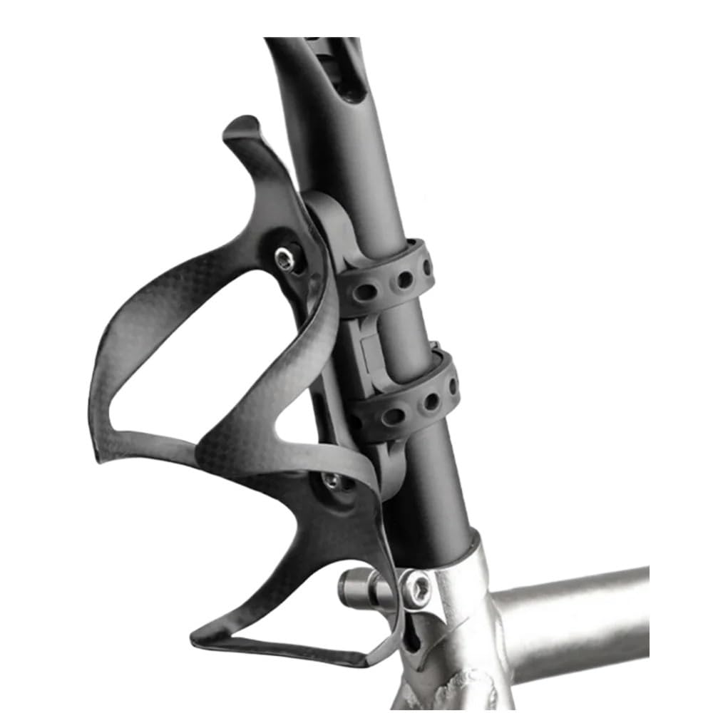 CHENJIAHAO Flaschenhalter Fahrrad Fahrrad Wasser Flasche Käfig Halter Mountainbike Getränke Montage Adapter Metall Einstellbare Rack Radfahren Zubehör GeträNkehalter Fahrrad(Carbon Fiber Holder)
