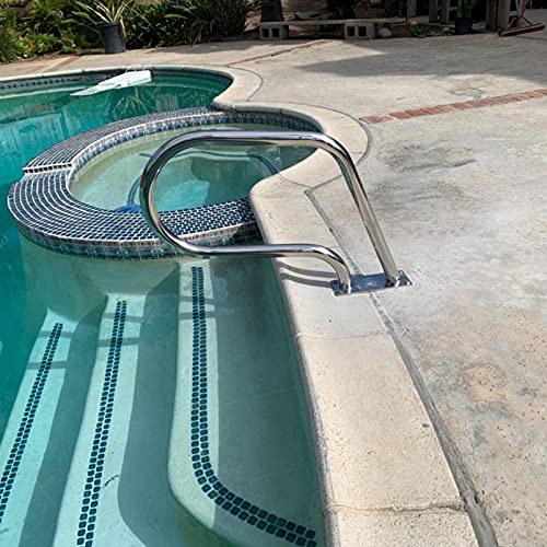 Rambardes de piscine en acier inoxydable durable avec grip de sécurité - 5