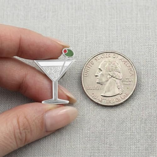 Image of PinMart Cocktail & Bar Enamel Lapel Pins - Drink Inspired Accessories
