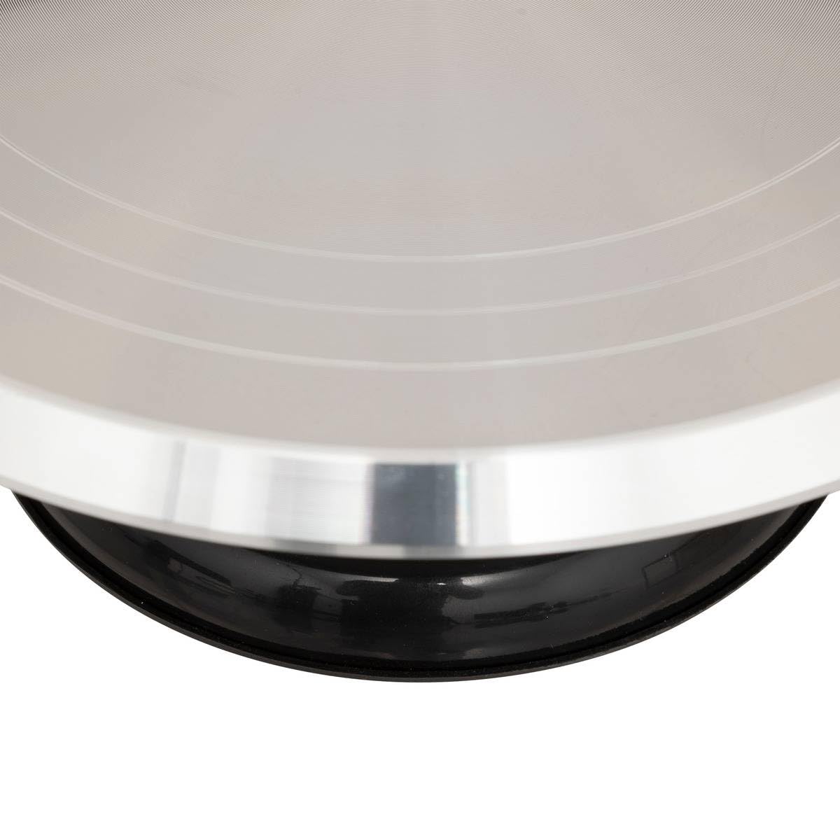 5Five - Plateau Tournant Argent - 34x16,5x34cm - Accessoire de Cuisine, Pâtisserie