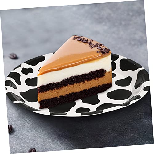 ORFOFE 1 Conjunto De Toalha De Mesa De Paletes De Papel De Vaca Bandeira Animal Peva